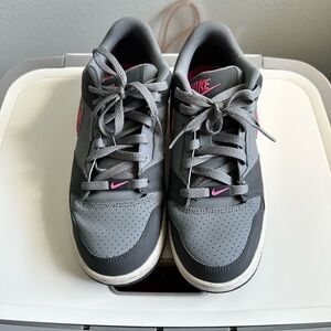 Nike, pink and gray size 6.5.